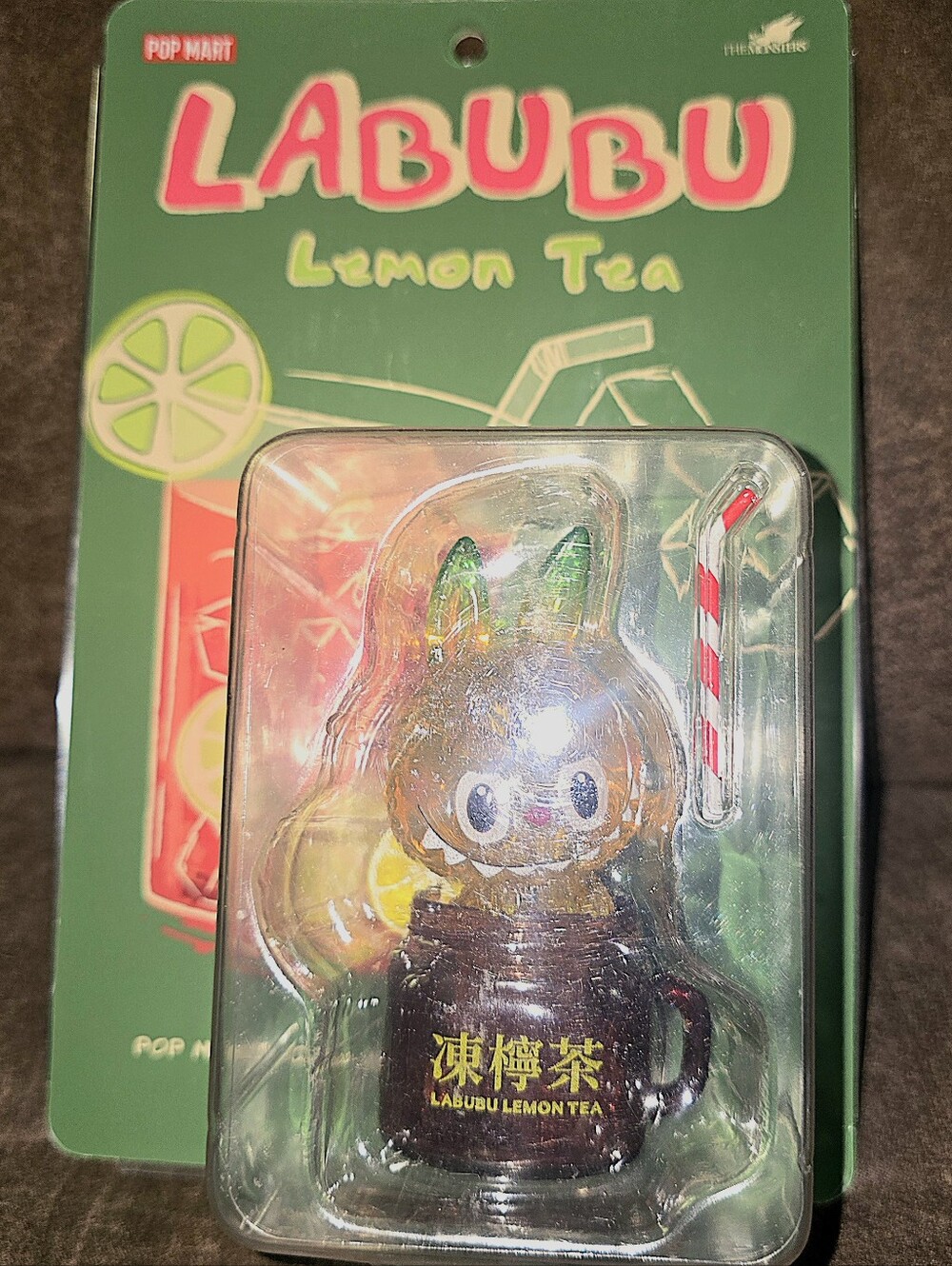 POP MART The Monsters Series Labubu Lemon Tea Figure COLLECTIBLE 🍋
